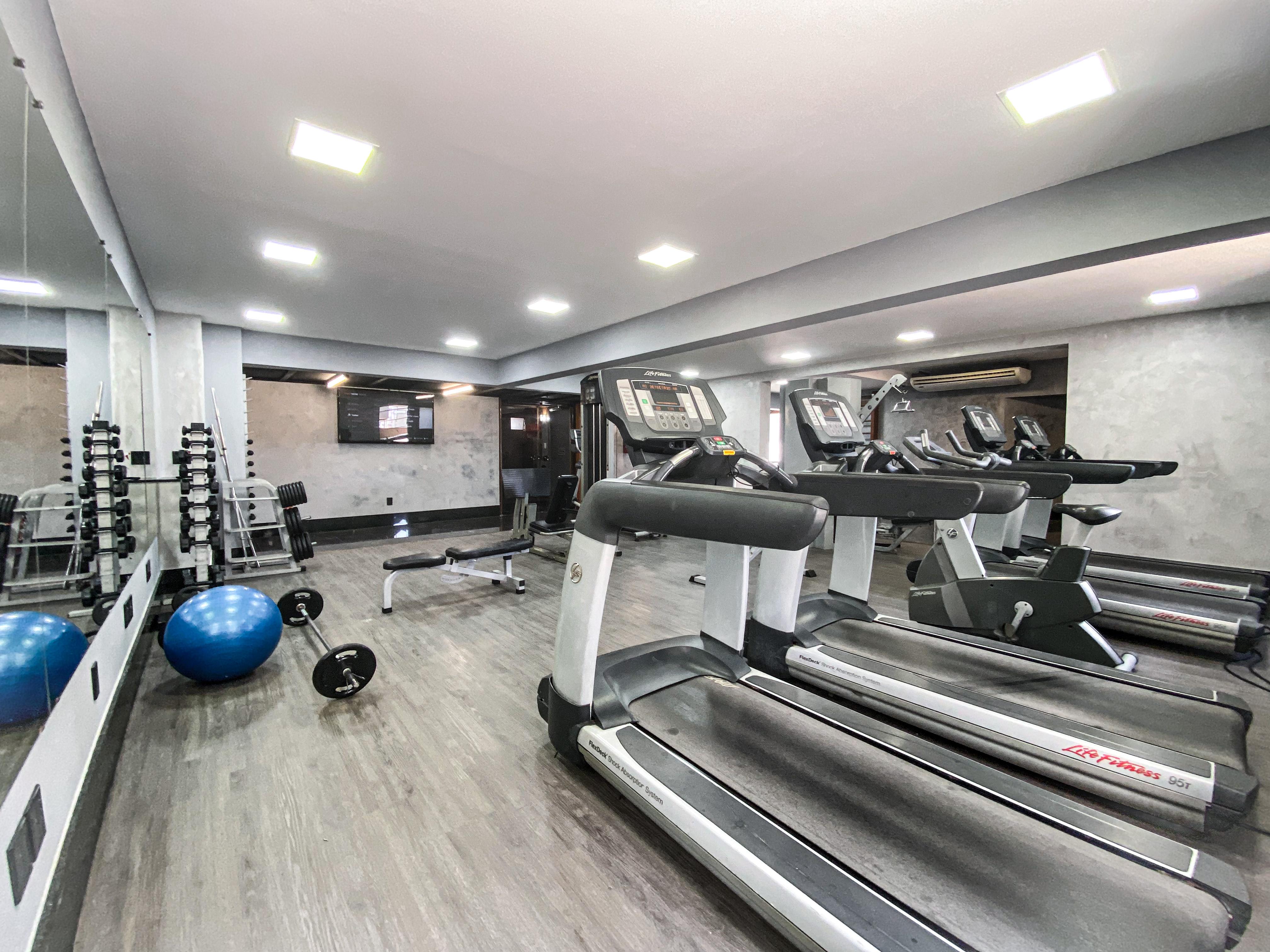 Ouro Minas Hotel Belo Horizonte, Dolce by Wyndham Eksteriør billede The gym at the hotel