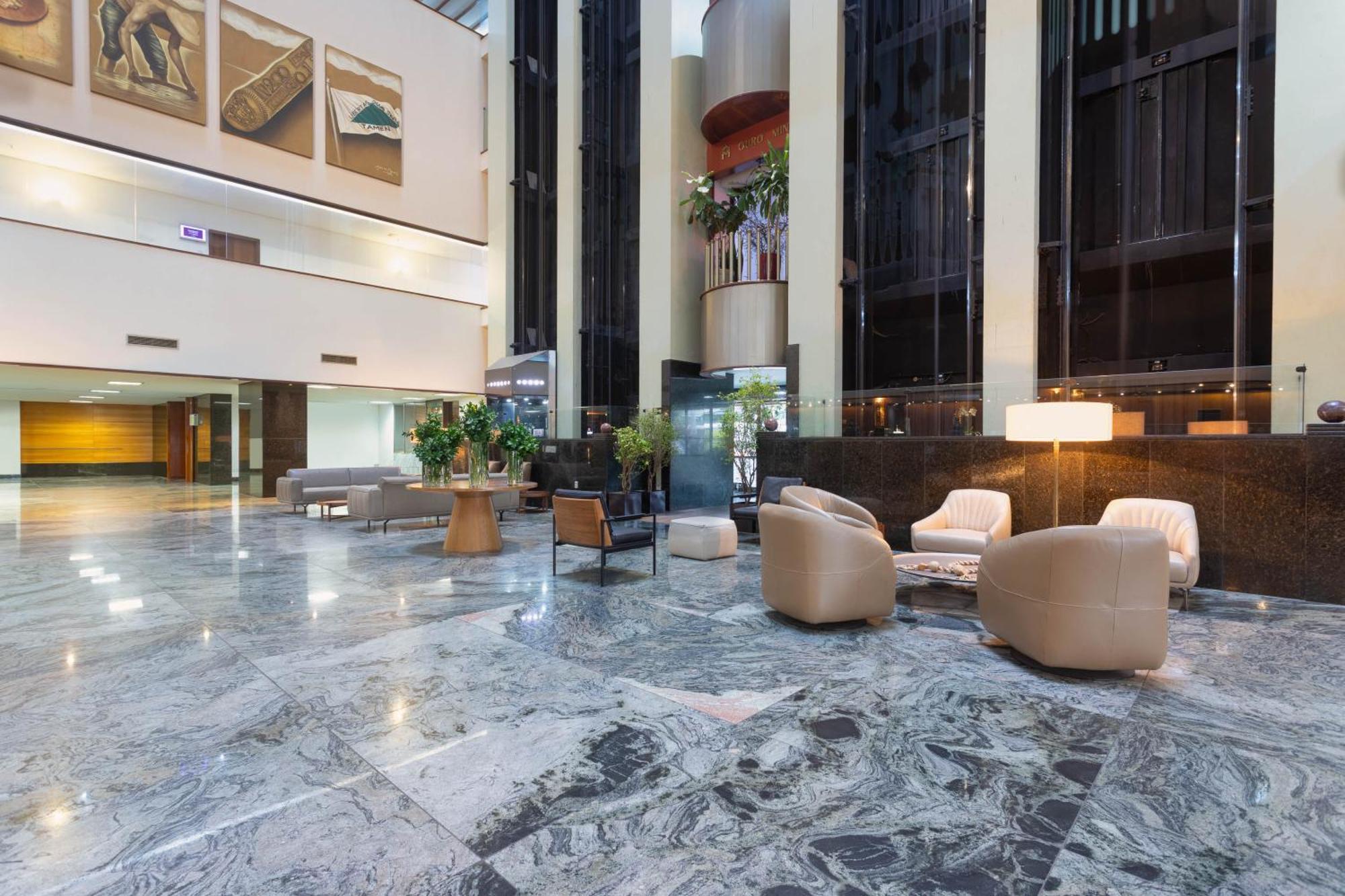 Ouro Minas Hotel Belo Horizonte, Dolce by Wyndham Eksteriør billede Lobby