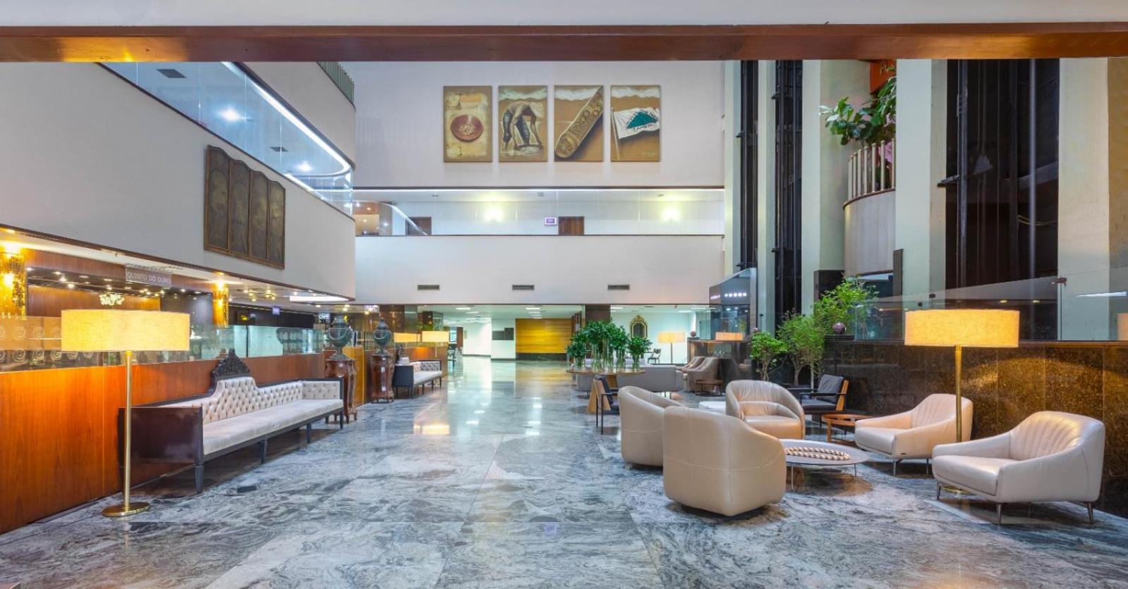 Ouro Minas Hotel Belo Horizonte, Dolce by Wyndham Eksteriør billede Lobby